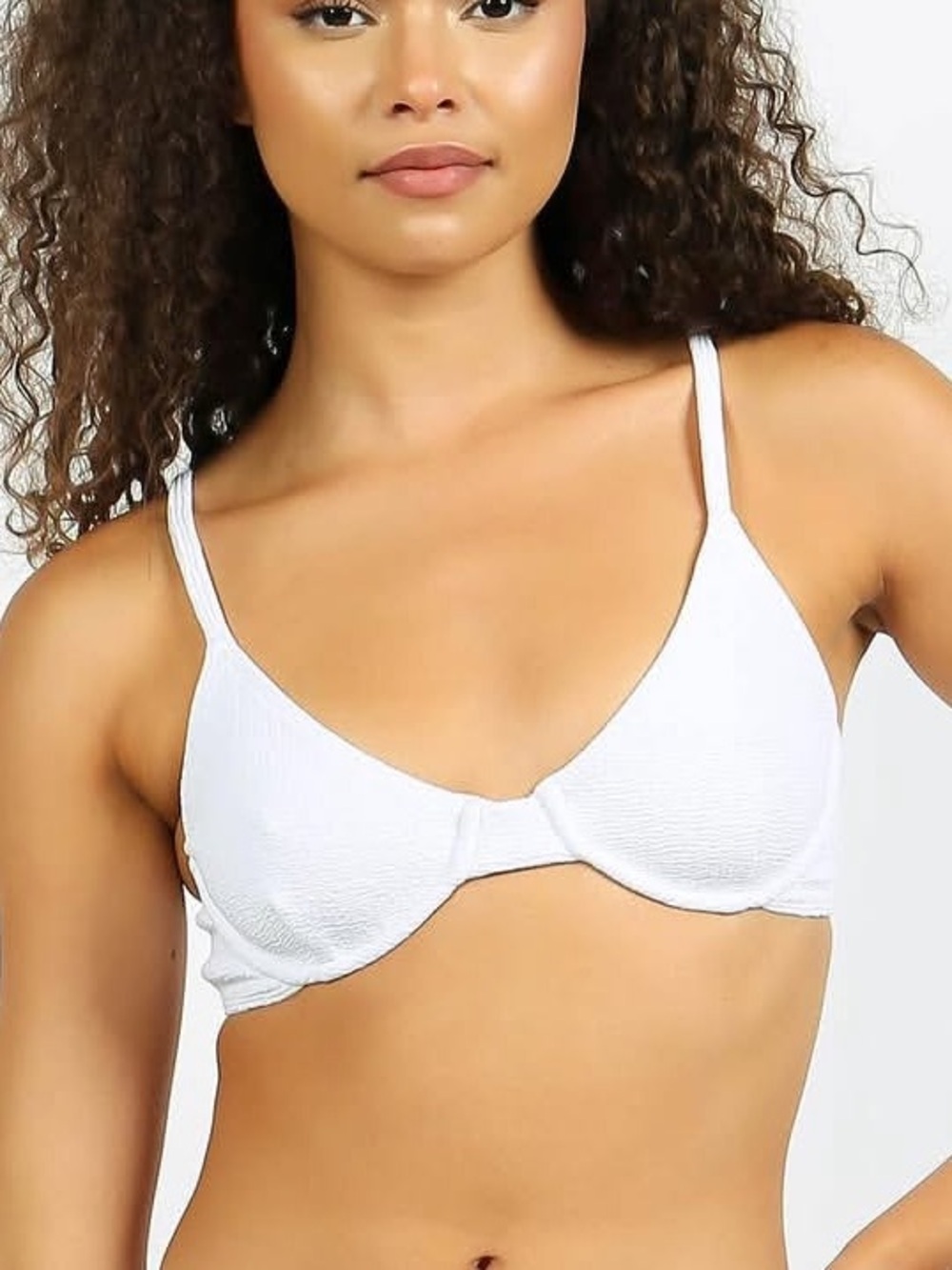 Nirvanic Aix Textured Bikini Top L
